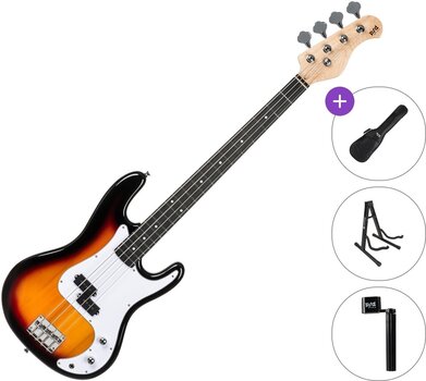 4-strenget basguitar PSD Guitars PCB-100 Basic SET Sunburst 4-strenget basguitar - 1