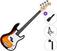 4-strenget basguitar PSD Guitars PCB-100 Basic SET Sunburst 4-strenget basguitar
