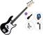 4-strenget basguitar PSD Guitars PCB-100 Standard SET Black 4-strenget basguitar