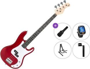 4-strenget basguitar PSD Guitars PCB-100 Standard SET Red 4-strenget basguitar
