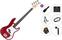 4-strenget basguitar PSD Guitars PCB-100 Premium SET Red 4-strenget basguitar