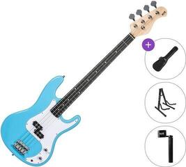 4-strenget basguitar PSD Guitars PCB-100 Basic SET Blue 4-strenget basguitar