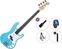 4-strenget basguitar PSD Guitars PCB-100 Standard SET Blue 4-strenget basguitar
