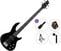 Ηλεκτρική Μπάσο Κιθάρα PSD Guitars PMB-100 Standard SET Black Ηλεκτρική Μπάσο Κιθάρα