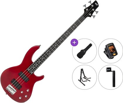 Električna bas gitara PSD Guitars PMB-100 Standard SET Red Električna bas gitara - 1