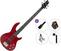 Električna bas gitara PSD Guitars PMB-100 Standard SET Red Električna bas gitara