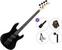 Multiscale bas gitara PSD Guitars PMB-100F Standard SET Dark Night Black Multiscale bas gitara