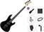 Multiscale bas gitara PSD Guitars PMB-100F Premium SET Dark Night Black Multiscale bas gitara