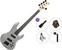 Μπάσο Κιθάρα με Πολλαπλή Κλίμακα PSD Guitars PMB-1005F Standard SET Icy Silver Μπάσο Κιθάρα με Πολλαπλή Κλίμακα