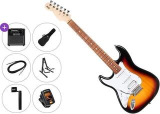 Elektrisk guitar PSD Guitars STC-100L Premium SET Sunburst Elektrisk guitar