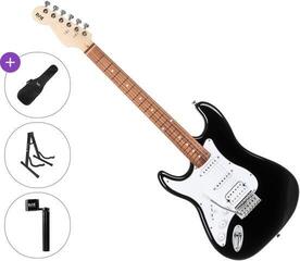 Elektrisk guitar PSD Guitars STC-100L Basic SET Black Elektrisk guitar