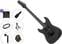 Electric guitar PSD Guitars SPS-100ML Premium SET Matte Black Electric guitar