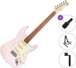 Elektrisk guitar PSD Guitars STC-100 Basic SET Pink Elektrisk guitar