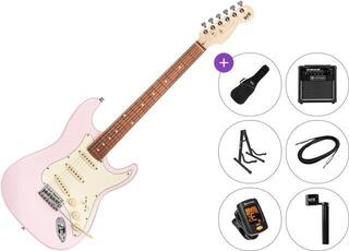 Elektrisk guitar PSD Guitars STC-100 Premium SET Pink Elektrisk guitar