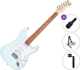 Elektrisk guitar PSD Guitars STC-100-HSS Basic SET Blue Elektrisk guitar