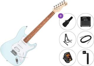 Elektrisk guitar PSD Guitars STC-100-HSS Premium SET Blue Elektrisk guitar