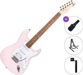 Elektrisk guitar PSD Guitars STC-100-HSS Basic SET Pink Elektrisk guitar