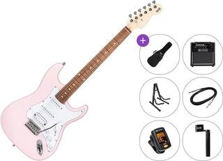 Elektrisk guitar PSD Guitars STC-100-HSS Premium SET Pink Elektrisk guitar