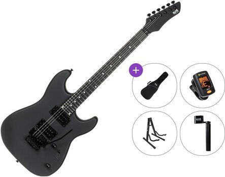 Električna gitara PSD Guitars SPS-100MFR Standard SET Matte Black Električna gitara - 1