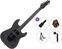 Električna gitara PSD Guitars SPS-100MFR Standard SET Matte Black Električna gitara