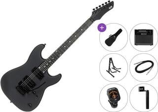 Električna gitara PSD Guitars SPS-100MFR Premium SET Matte Black Električna gitara