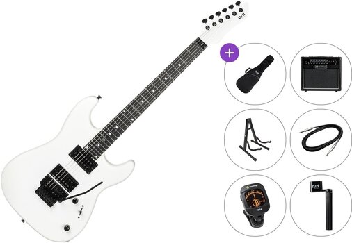 Ηλεκτρική Κιθάρα PSD Guitars SPS-100MFR Premium SET Matte White Ηλεκτρική Κιθάρα - 1