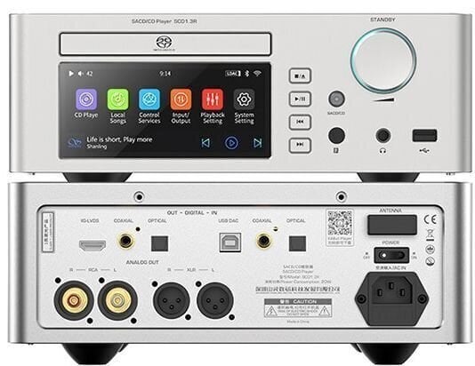 Hi-Fi CD-soitin Shanling SCD1.3R Silver Hi-Fi CD-soitin