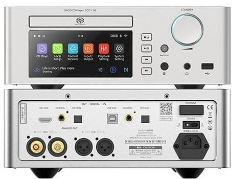 Hi-Fi CD-soitin Shanling SCD1.3R Silver Hi-Fi CD-soitin - 1