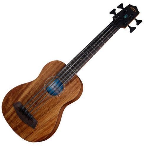 Basové ukulele Kala UbassAll Solid Acacia  Fretted  Satin Surface