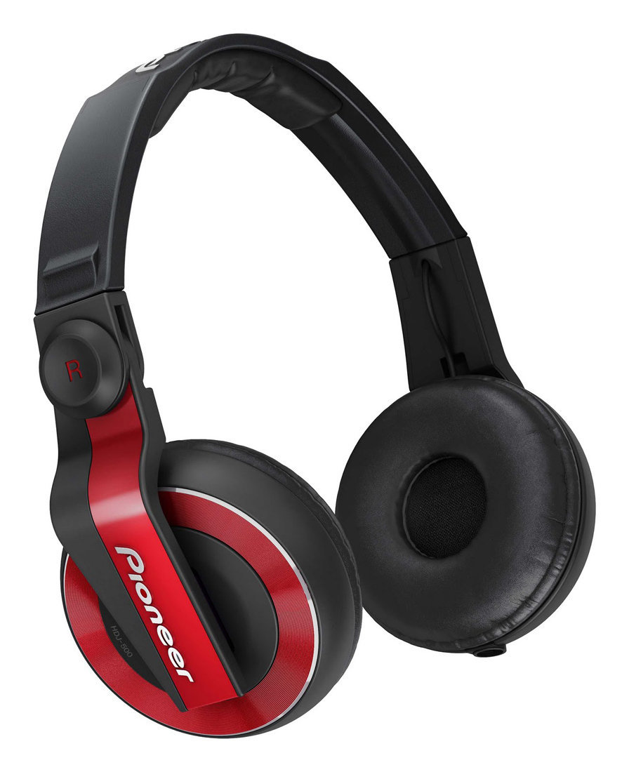 DJ Headphone Pioneer Dj HDJ-500 Red