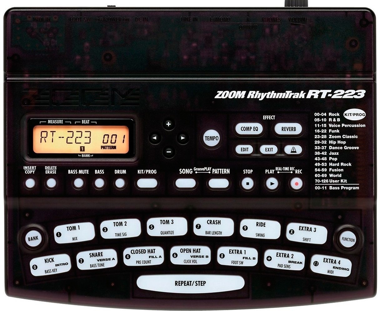 Caixa de ritmos/groovebox Zoom RT-223 RhythmTrak Drum Machine