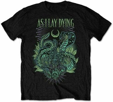 T-Shirt As I Lay Dying T-Shirt Cobra Unisex Black S - 1