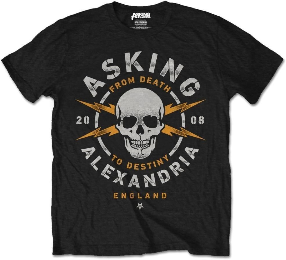 T-Shirt Asking Alexandria T-Shirt Danger Schwarz S