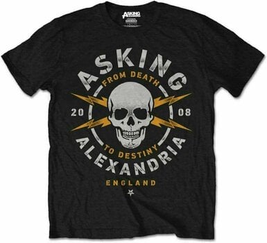 T-Shirt Asking Alexandria T-Shirt Danger Schwarz S - 1