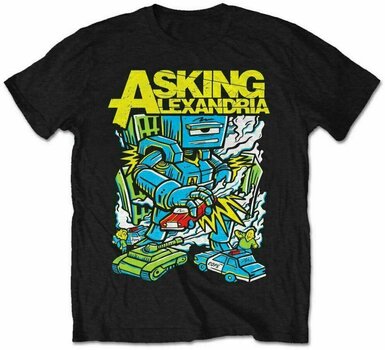 T-Shirt Asking Alexandria T-Shirt Killer Robot Black L - 1