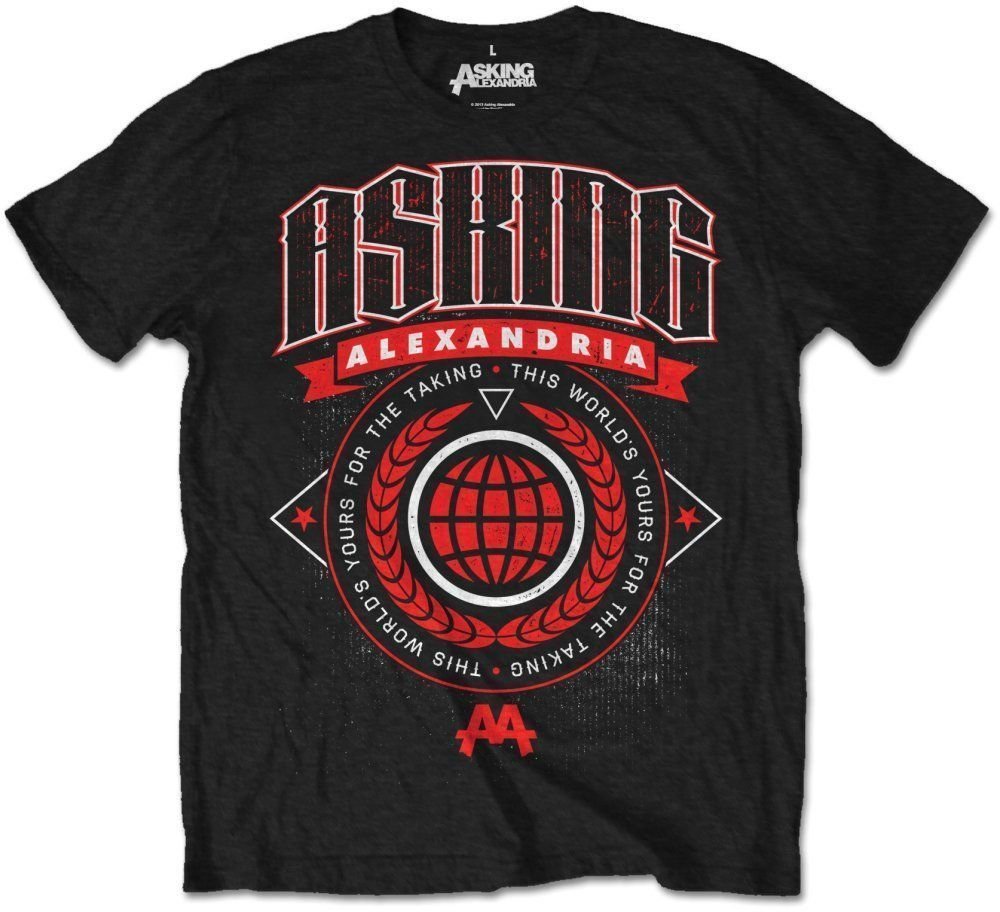 T-Shirt Asking Alexandria T-Shirt This World Black S