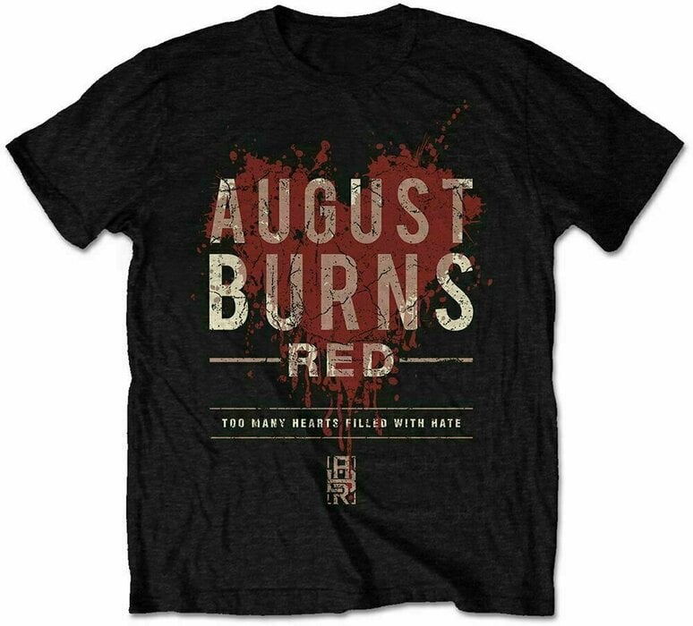 August Burns Red T-Shirt Hearts Filled Black M