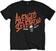Camiseta de manga corta Avenged Sevenfold Camiseta de manga corta Orange Splatter Negro L