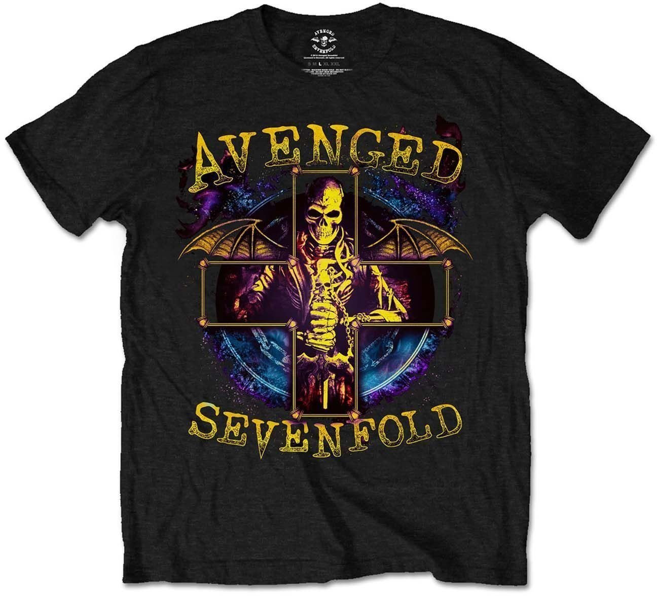T-shirt Avenged Sevenfold T-shirt Stellar Noir L