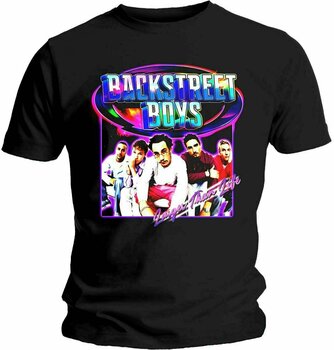 T-shirt Backstreet Boys T-shirt Unisex Tee Larger Than Life JH Black 2XL - 1