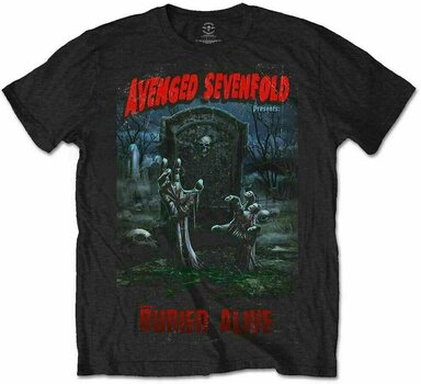 Tricou Avenged Sevenfold Tricou Unisex Tee Buried Alive Tour 2012 (Back Print) Unisex Black L - 1