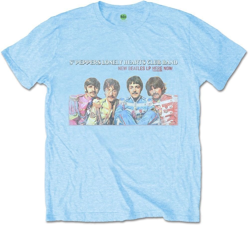 T-shirt The Beatles T-shirt LP Here Now Bleu L