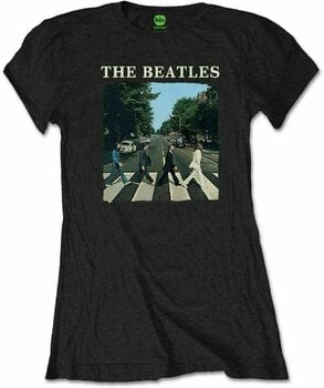 Maglietta The Beatles Maglietta Abbey Road & Logo Black L - 1