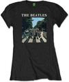 The Beatles Abbey Road & Logo Black L Dámské Tričko