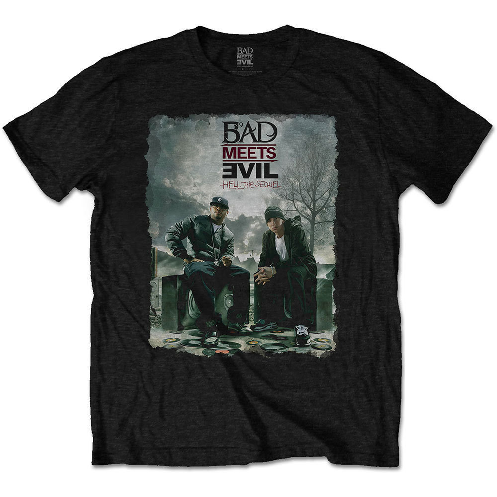 T-Shirt Bad Meets Evil T-Shirt Logo Black L