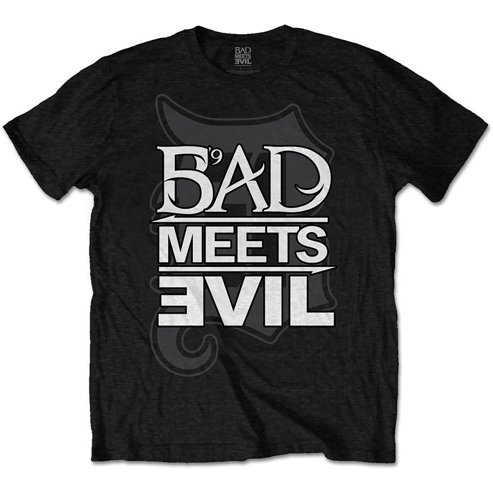 T-Shirt Bad Meets Evil T-Shirt Logo Schwarz M