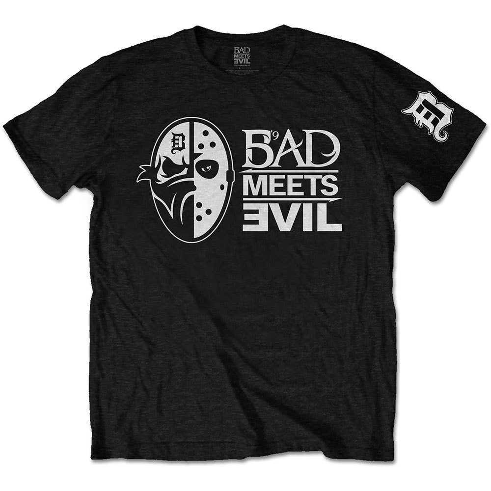 T-Shirt Bad Meets Evil T-Shirt Masks Black XL