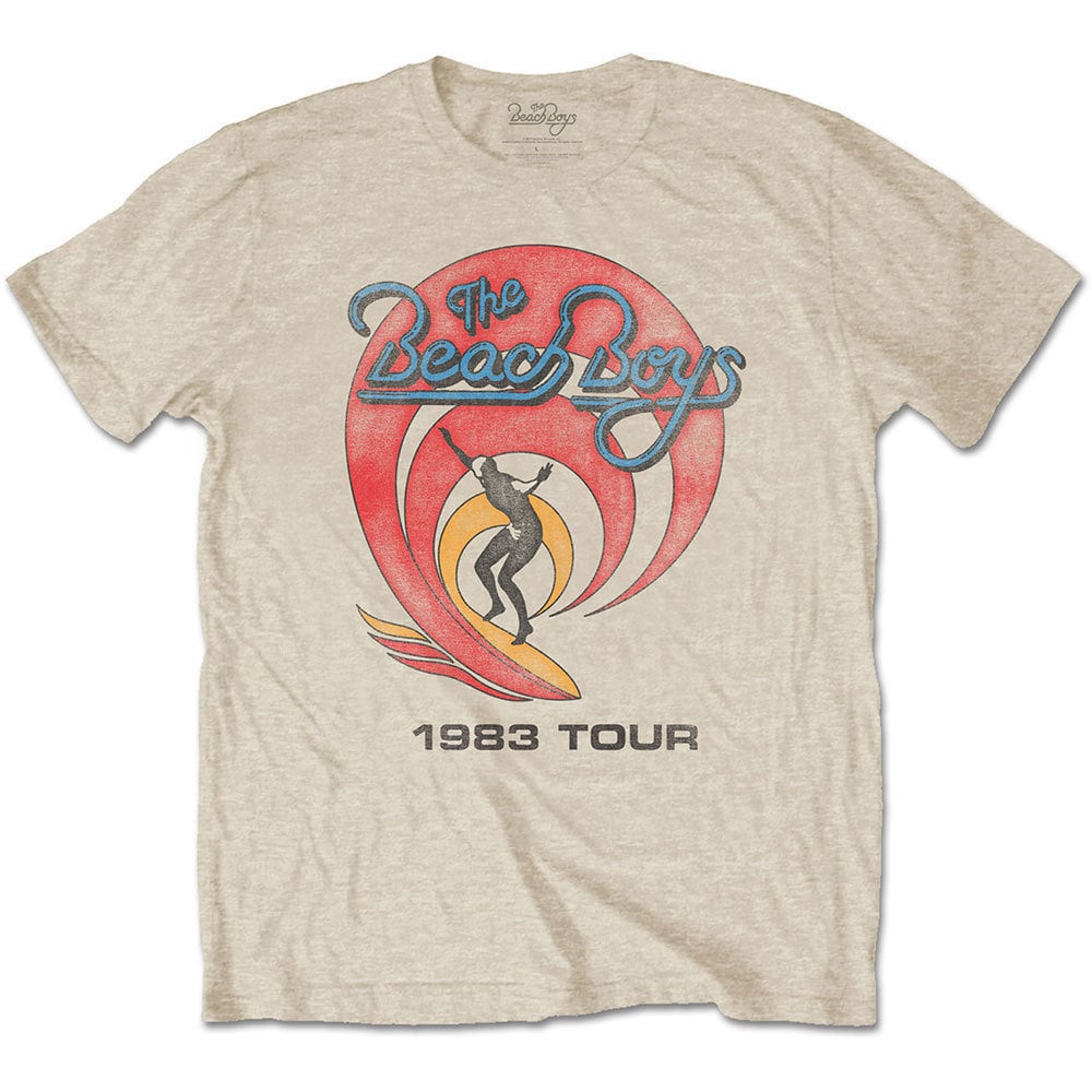 Skjorte The Beach Boys Unisex Tee 1983 Tour L