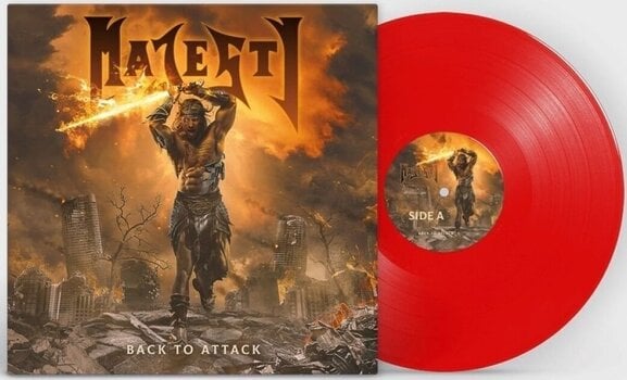 Vinyl Record Majesty - Back To Attack (Gatefold) (Red Coloured) (LP) - 1