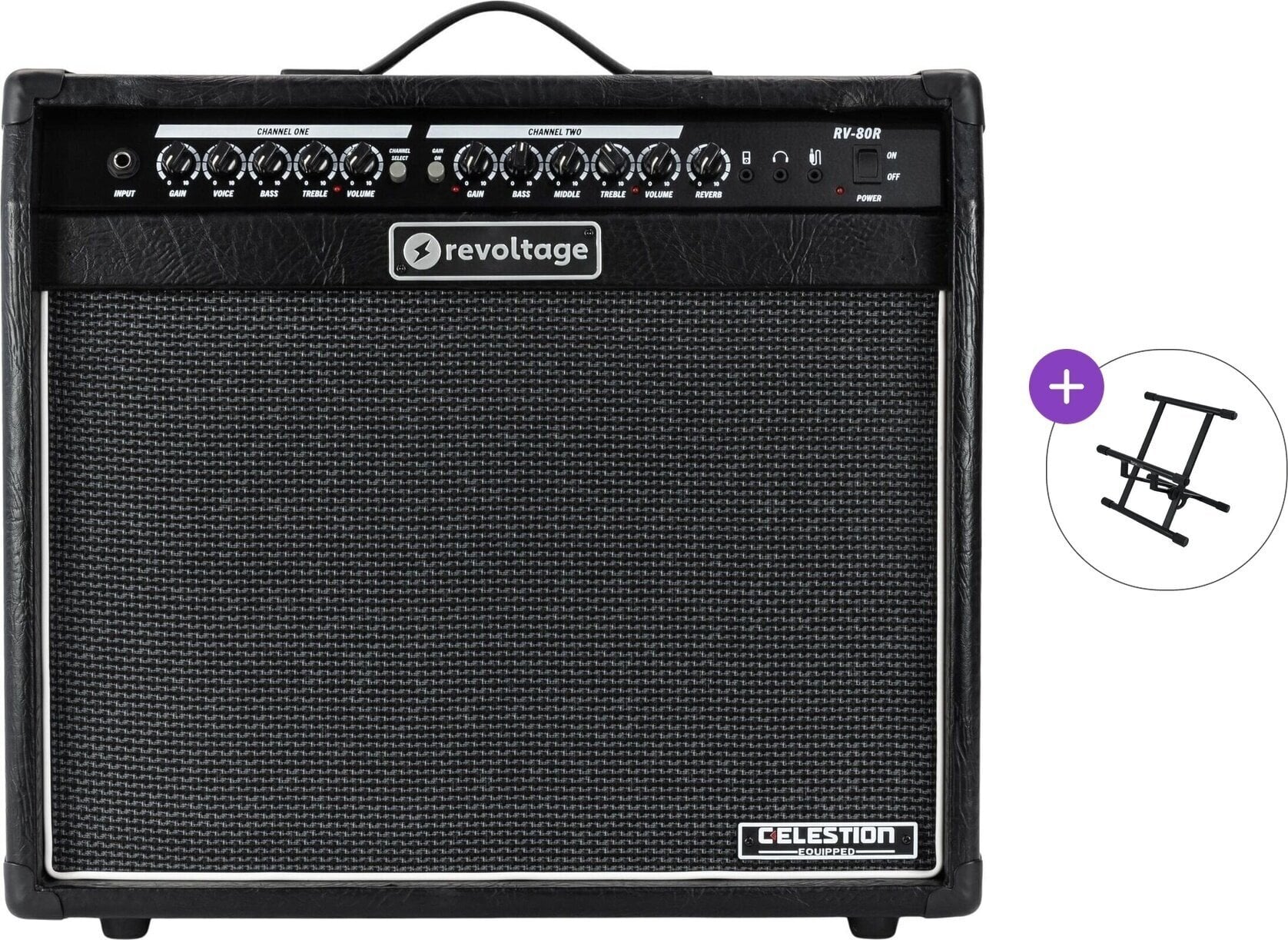 Gitarrencombo Revoltage RV-80R Basic SET Gitarrencombo